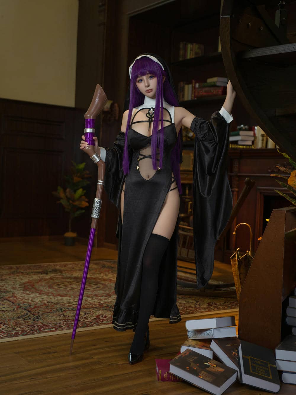 [COS]123桜井宁宁-葬送的芙莉莲 黑菲伦[88P-3.95GB]